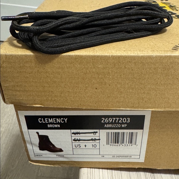 Dr. Martens Brown Leather Clemency Boots 10 - Picture 8 of 12